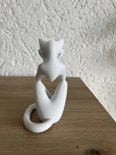 Tượng Mèo Thiền Định (Meditative Cat Sculpture) - Image 4