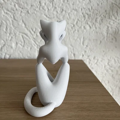 Tượng Mèo Thiền Định (Meditative Cat Sculpture)