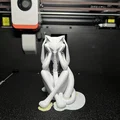Tượng Mèo Thiền Định (Meditative Cat Sculpture) - Thumbnail 5