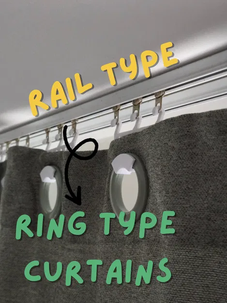 Móc Rèm Chuyển Đổi: Thanh Ray sang Vòng (Curtains Hook - Rail to Ring Type) - Image 1