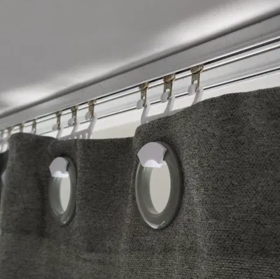 Móc Rèm Chuyển Đổi: Thanh Ray sang Vòng (Curtains Hook - Rail to Ring Type)