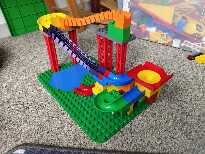 Trụ tương thích Duplo/Hubelino (2x2, cao 8 viên) - Image 2