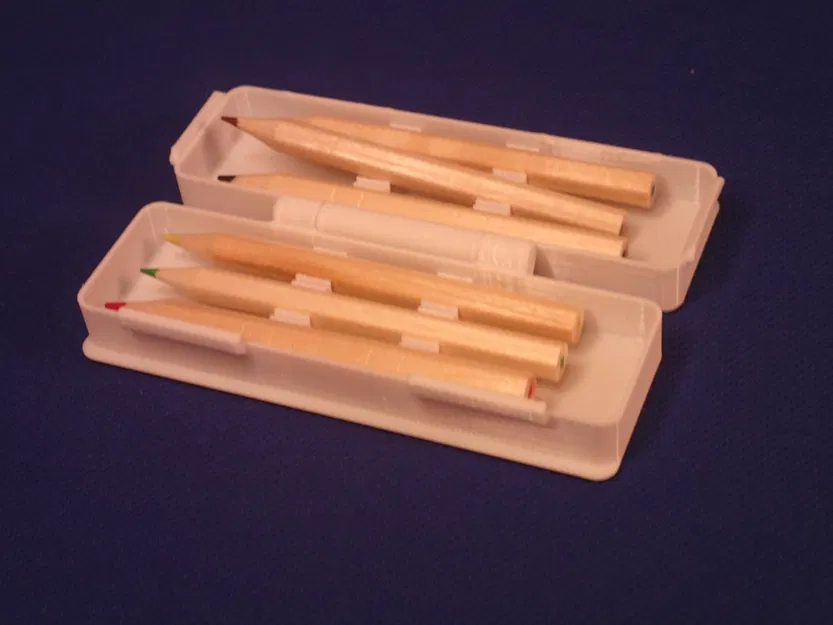 Hộp bút chì mini 6 khe – Vừa bút ngắn 7.2mm x 100mm - Image 1