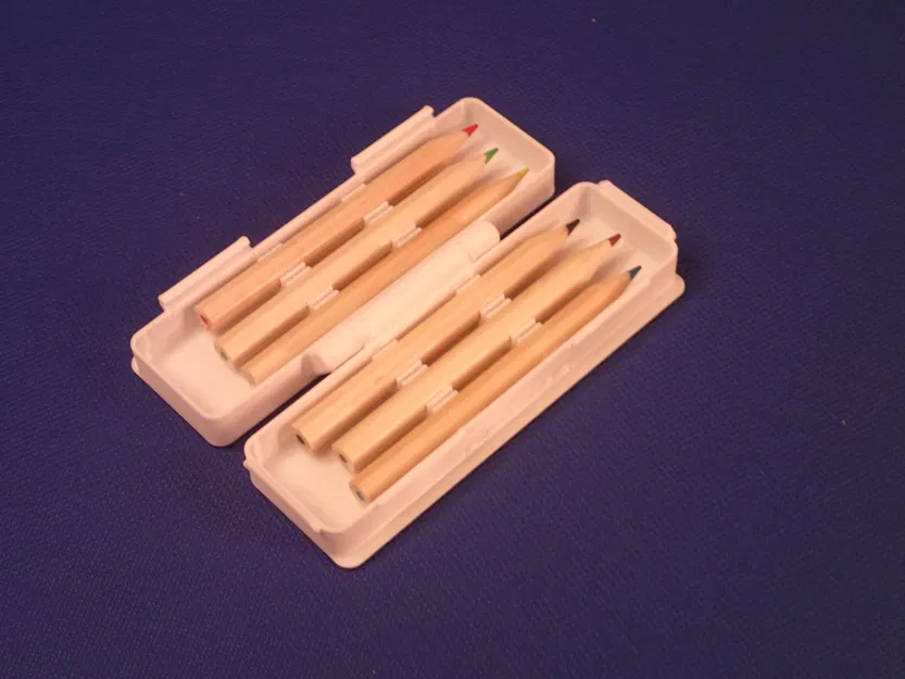 Hộp bút chì mini 6 khe – Vừa bút ngắn 7.2mm x 100mm - Image 4