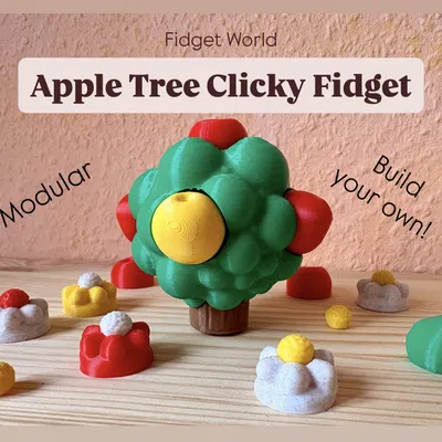Fidget World I – Cây Táo Clicky Fidget Toy