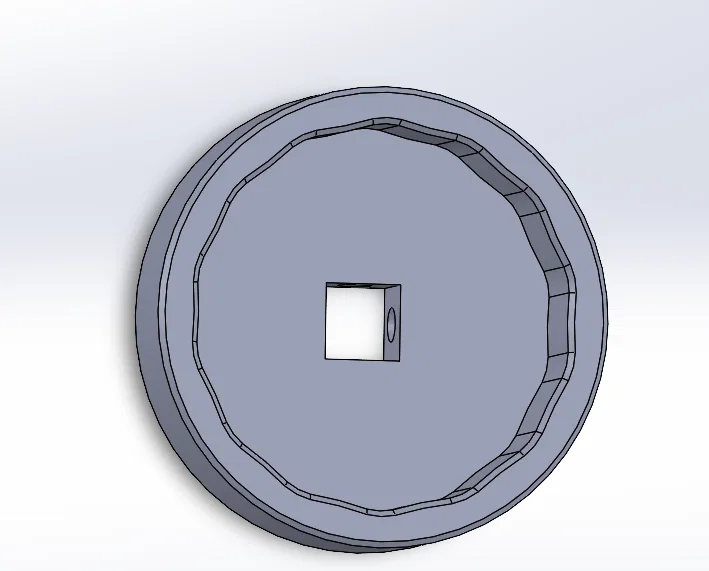 Adapter đầu tuýp 1/2" cho lọc HF204 (wrench drive adapter) - Image 1