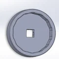 Adapter đầu tuýp 1/2" cho lọc HF204 (wrench drive adapter) - Thumbnail 1