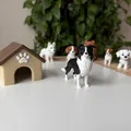 Border Collie (Đen & Trắng) – Mô hình chó chân thực - Thumbnail 2