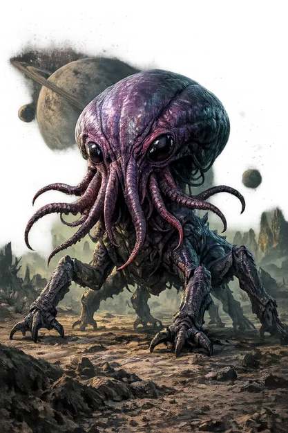Mô Hình Sinh Vật Lạ Morvexis 3D - Image 1