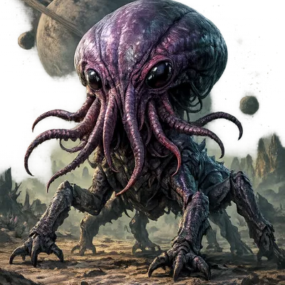 Mô Hình Sinh Vật Lạ Morvexis 3D