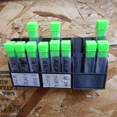 Khay sắp xếp mũi CNC tiêu chuẩn (Standard CNC bit Organizer)