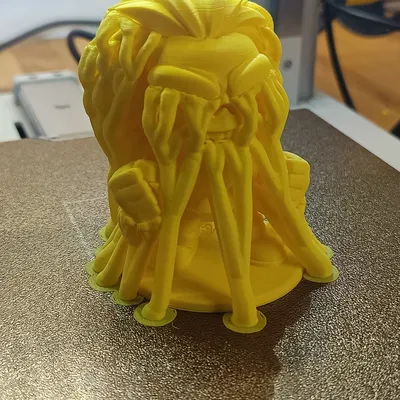 Tượng Chibi Zombie Giận Dữ - Trang Trí Bàn Halloween