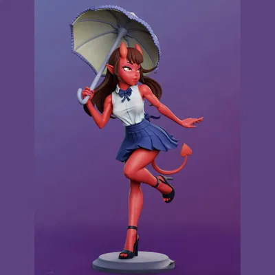 Anime / Hentai Meru The Succubu Girl - Mô hình 3D STL NSFW