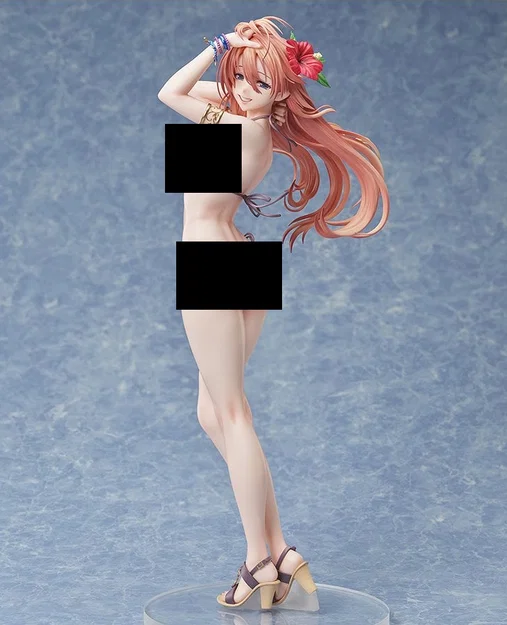 Cô Gái Anime / Hentai Mặc Bikini (Model 3D) - Image 1