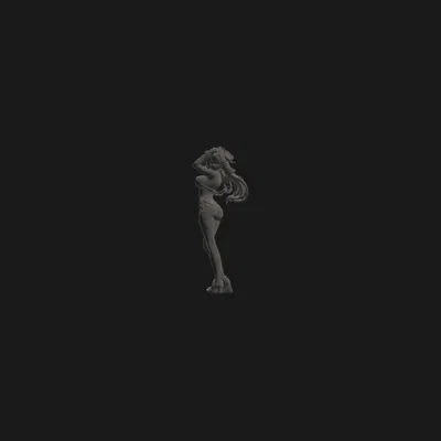 Cô Gái Anime / Hentai Mặc Bikini (Model 3D)