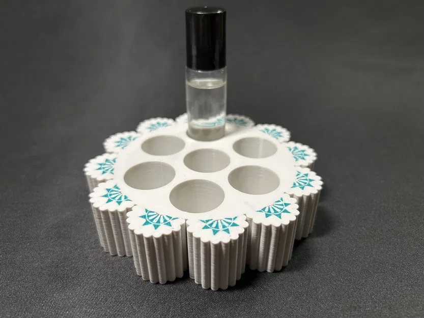 Giá Đỡ Con Lăn Bi Tròn Tinh Dầu (Essential Oil Circle Roller Ball Holder) - Image 8