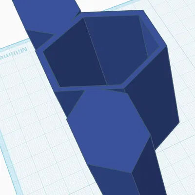 Hệ ngăn kéo polygon kèm chân đế