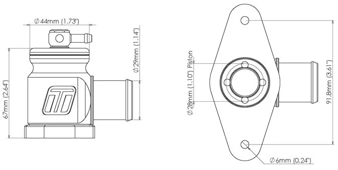 Gioăng mặt bích Blow Off Valve Subaru - Image 1