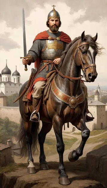 Kỵ Sĩ Nga Cưỡi Ngựa II - Image 2