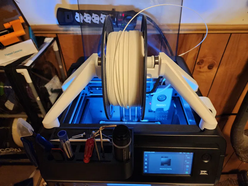 Bộ giữ cuộn filament gắn nóc cho FlashForge Adventurer 5M Pro (Top Spool Holder) - Image 2