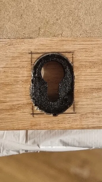 Móc treo tranh dạng Keyhole (Picture hanger, Keyhole) - Image 2