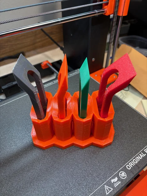 Giá đỡ scraper cho heat bed Octo-Hex - Image 1