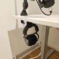 Móc Treo Tai Nghe Gắn Dưới Bàn (Headphone Desk Hanger) - Thumbnail 2