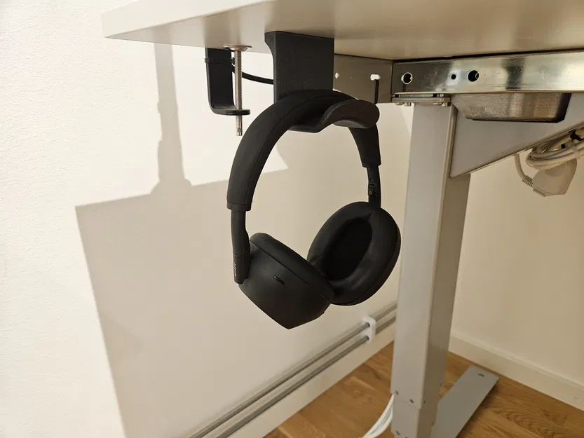 Móc Treo Tai Nghe Gắn Dưới Bàn (Headphone Desk Hanger) - Image 3