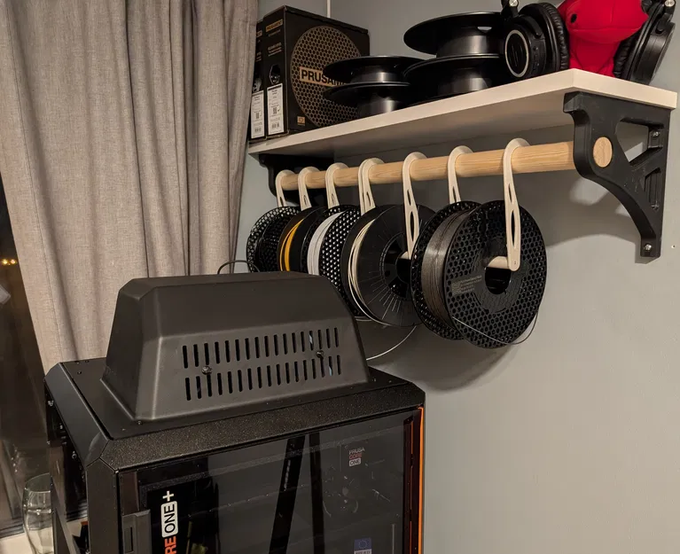 Móc treo cuộn filament (Spoolhanger) – ty 33mm - Image 1