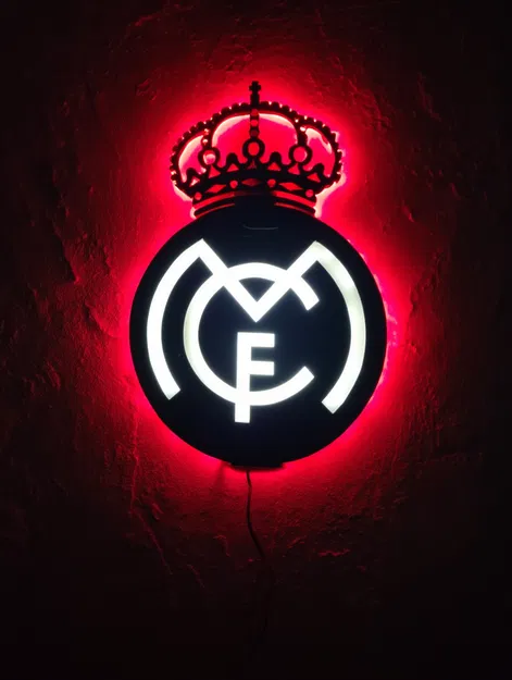 Đèn Tường LED Real Madrid (in 3D) - Image 2