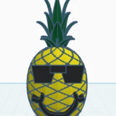 Mô hình 3D pineaple (bé nhỏ xíu)