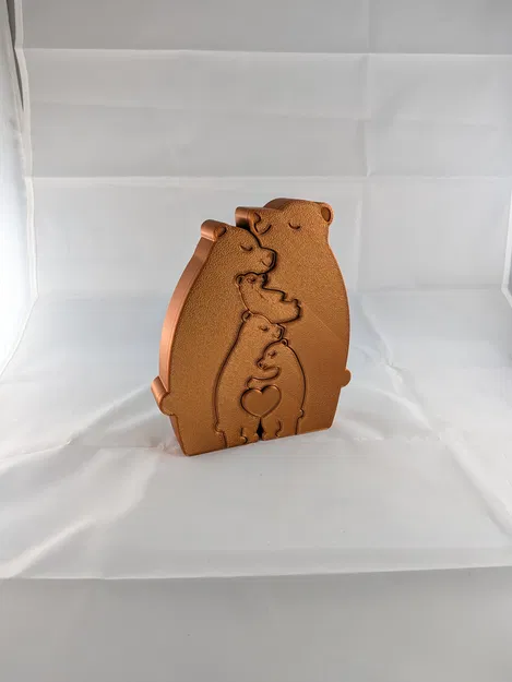 Gia đình Gấu Xếp Hình – Gấu Ôm Nhau Lắp Khớp (Tối đa 5 gấu) - Image 4