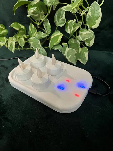 LED svíčka / LED tea light candle (Nến trà LED) - Image 5