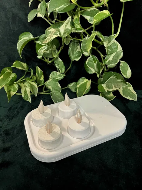 LED svíčka / LED tea light candle (Nến trà LED) - Image 6