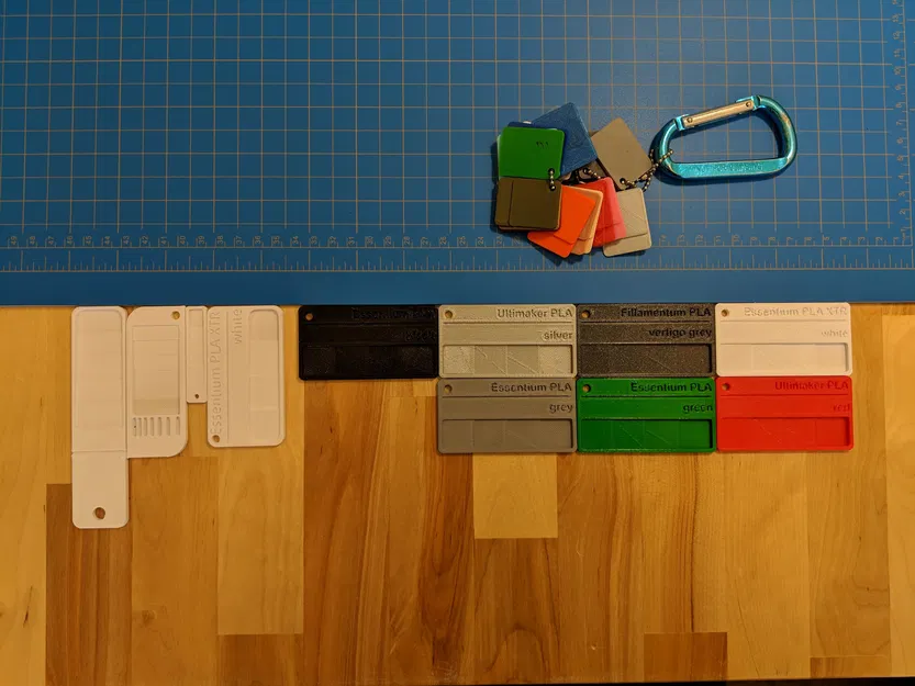 Thẻ mẫu Filament kèm nhãn (file Fusion 360) - Image 2