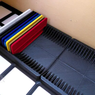 Mẫu swatch filament đơn giản kèm khay/lưu trữ