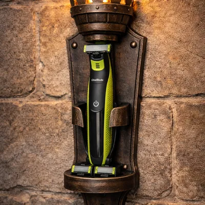 Kingdom Blade Torch – Giá treo tường trung cổ cho Philips OneBlade
