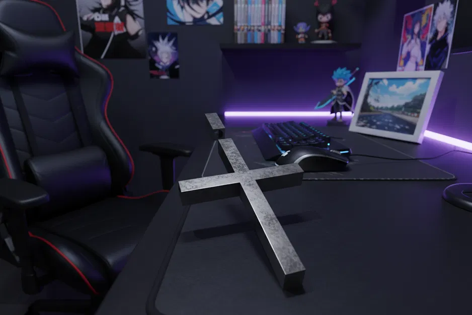 Bút phong cách anime lấy cảm hứng từ One Piece (vòng cổ thánh giá Mihawk) - Image 1