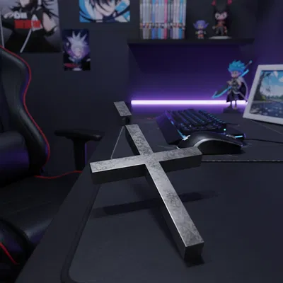 Bút phong cách anime lấy cảm hứng từ One Piece (vòng cổ thánh giá Mihawk)