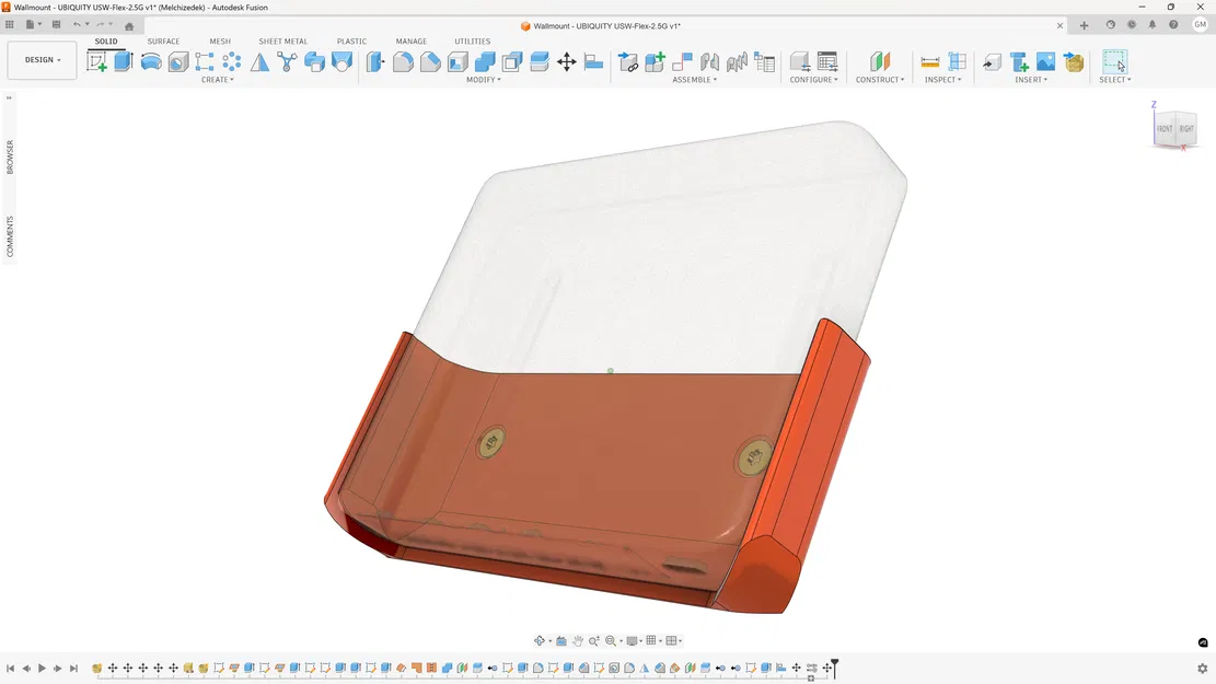 Giá treo tường cho Ubiquiti Flex Mini 2.5G Switch - Image 1