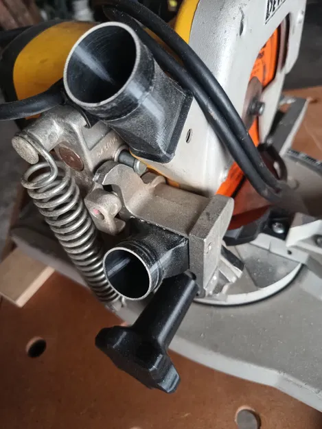 Bộ adaptor hút bụi Dewalt cho máy cắt góc dòng DW700 - Image 5