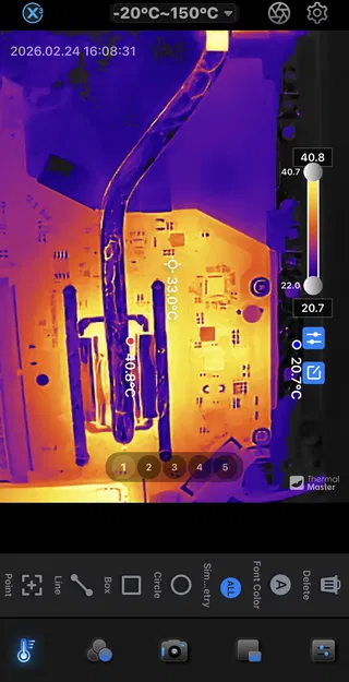 Ngàm gắn camera ảnh nhiệt Thermal Master P3 - Image 3