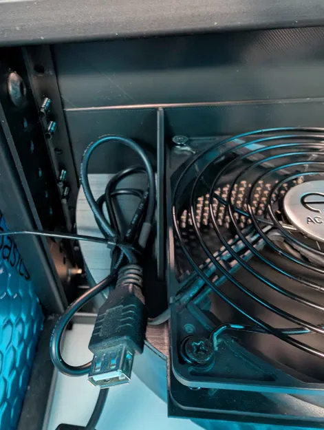 Ống dẫn gió Mini Rack 10 inch cho quạt 120mm (1Ux2 & .5Ux2) - Image 2