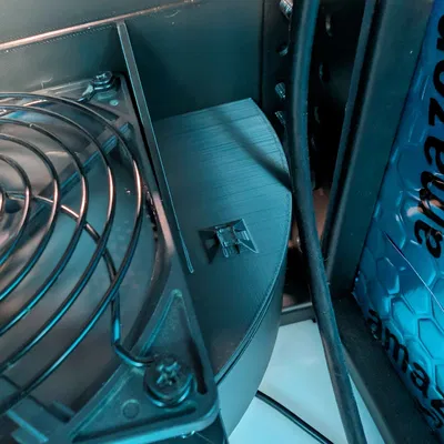 Ống dẫn gió Mini Rack 10 inch cho quạt 120mm (1Ux2 & .5Ux2)