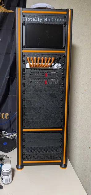 Ống dẫn gió Mini Rack 10 inch cho quạt 120mm (1Ux2 & .5Ux2) - Image 5