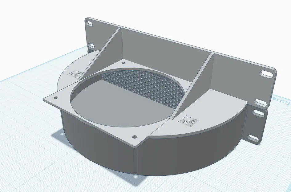 Ống dẫn gió Mini Rack 10 inch cho quạt 120mm (1Ux2 & .5Ux2) - Image 8