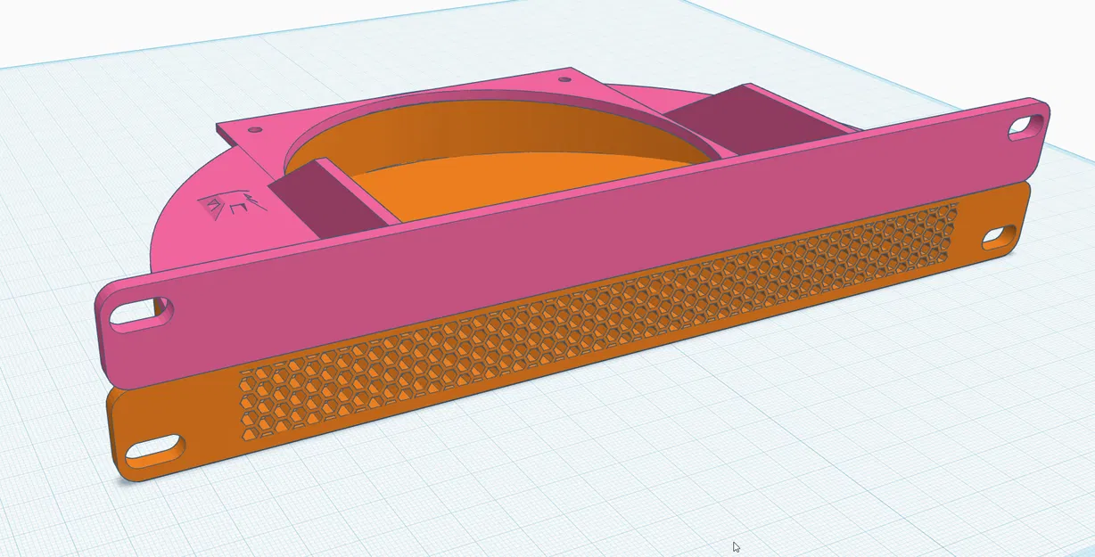 Ống dẫn gió Mini Rack 10 inch cho quạt 120mm (1Ux2 & .5Ux2) - Image 9