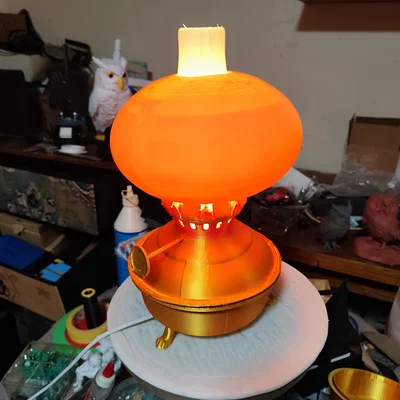 Đèn dầu cổ (Oil Lamp) – mô hình in 3D