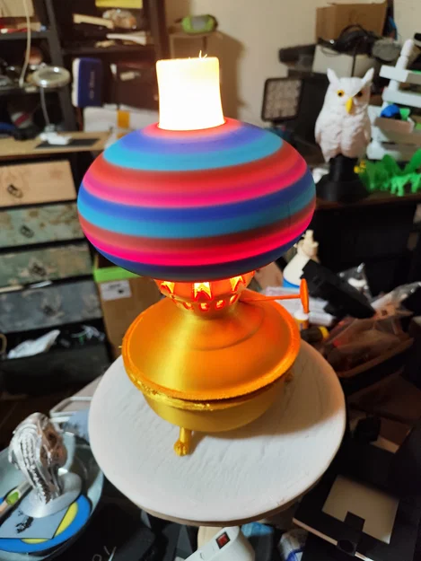 Đèn dầu cổ (Oil Lamp) – mô hình in 3D - Image 8