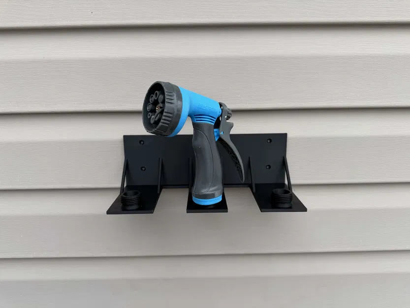 Giá treo tường sắp xếp đầu phun vòi tưới – Hệ 3 ngăn (Triple Holder) - Image 1